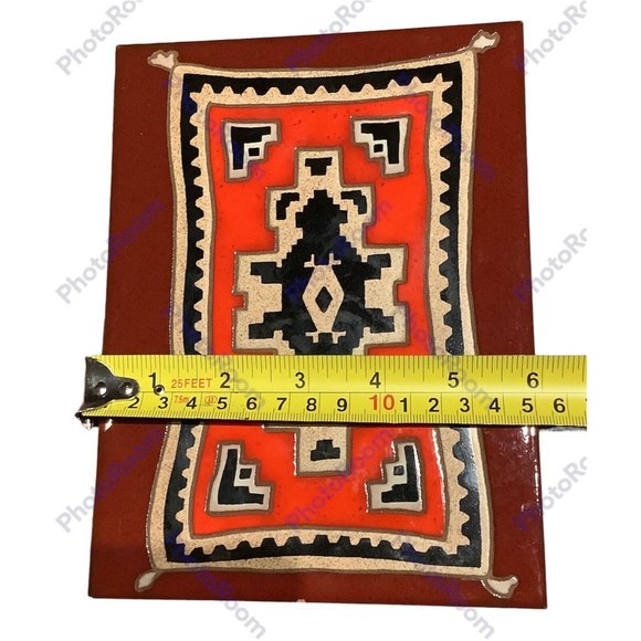 Arius Santa Fe Art Tile 1987 Ganado Rug 6” x 8” - Picture 6 of 6